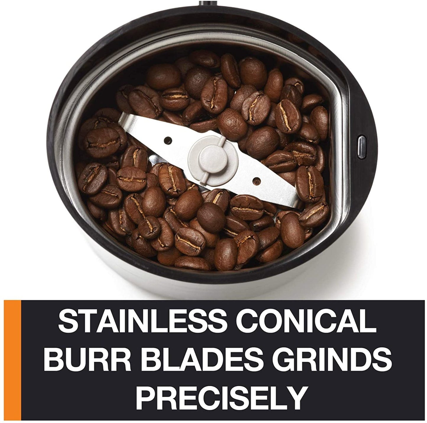 KRUPS Fast Touch Electric Coffee and Spice Grinder With Stainless Steel Blades F2034251