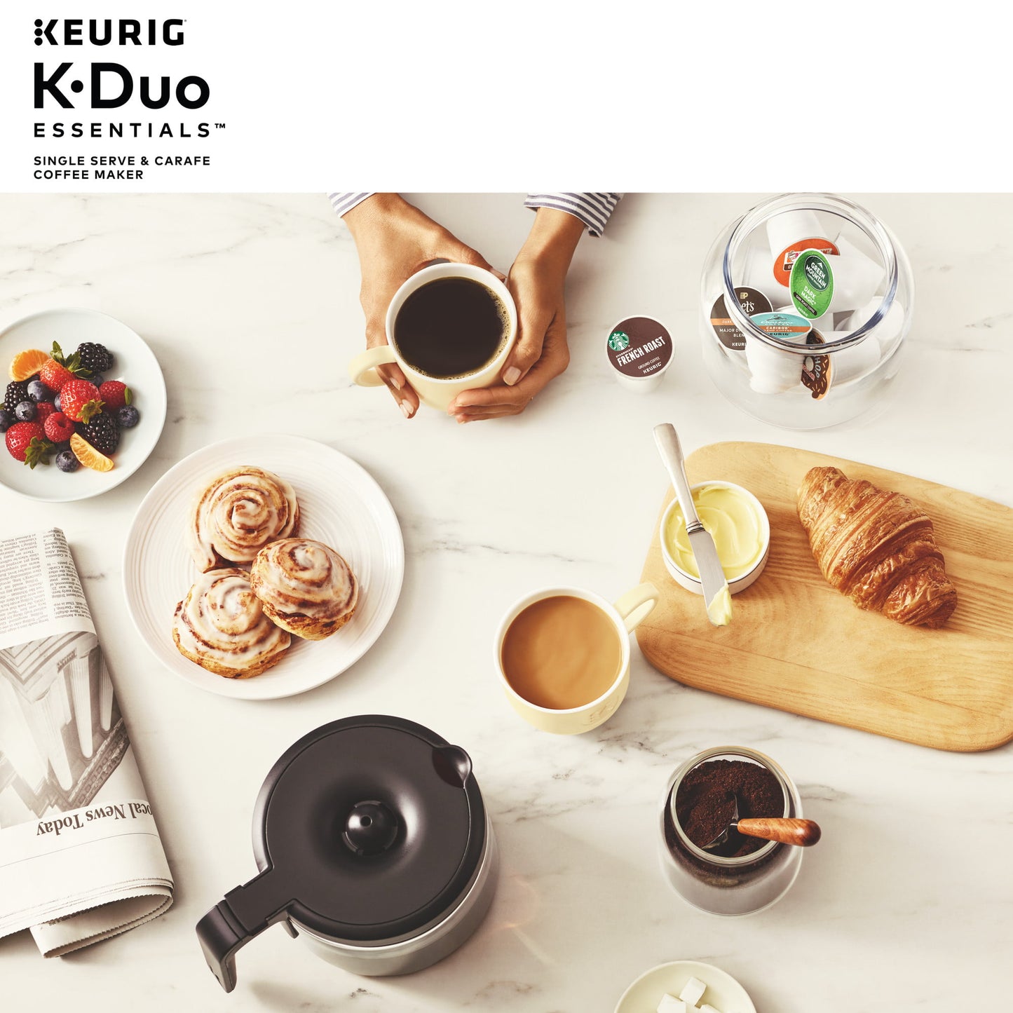 Keurig K-Duo Essentials Single Serve & Carafe Coffee Maker