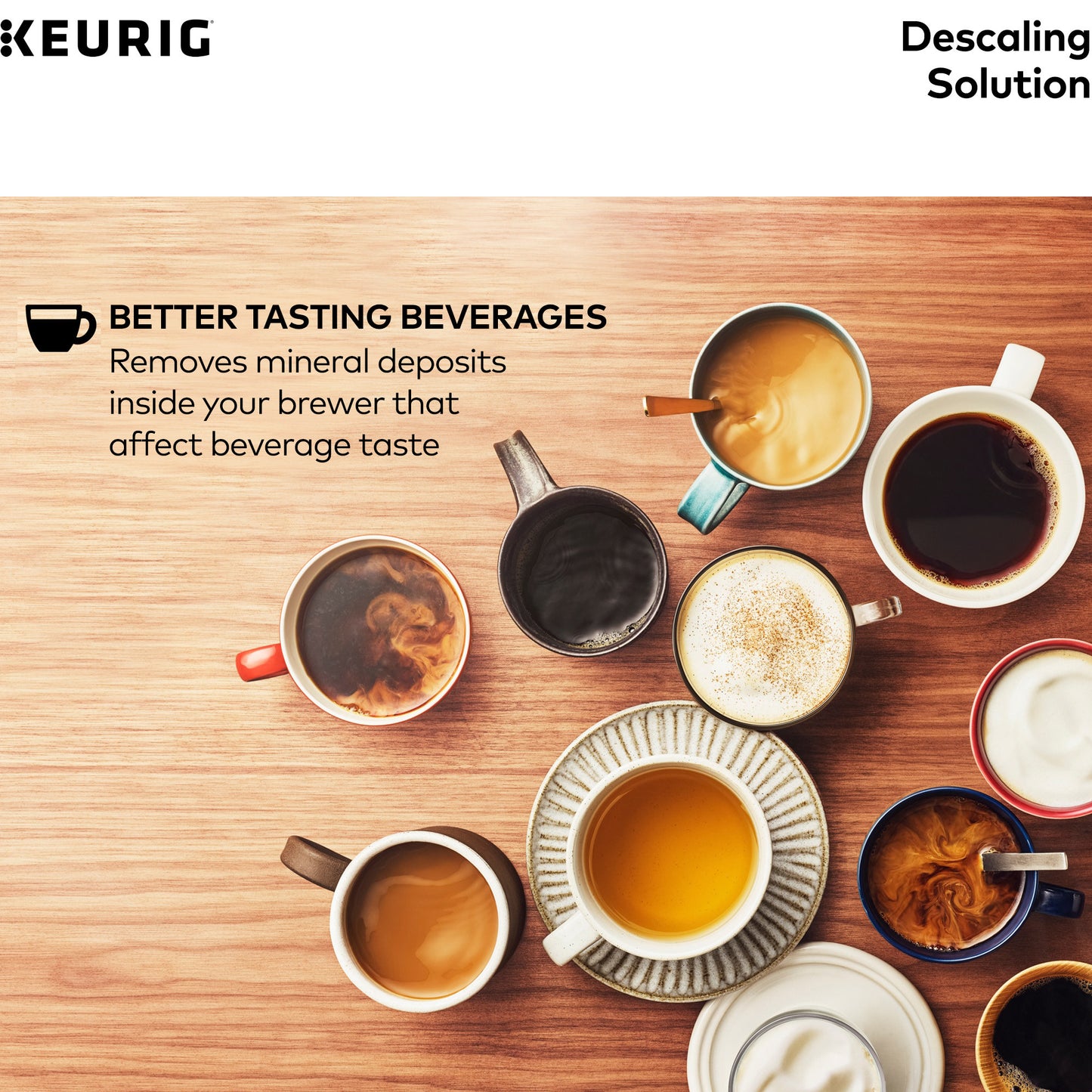 Keurig Descaling Solution For All Keurig 2.0 and 1.0 K-Cup Pod Coffee Makers