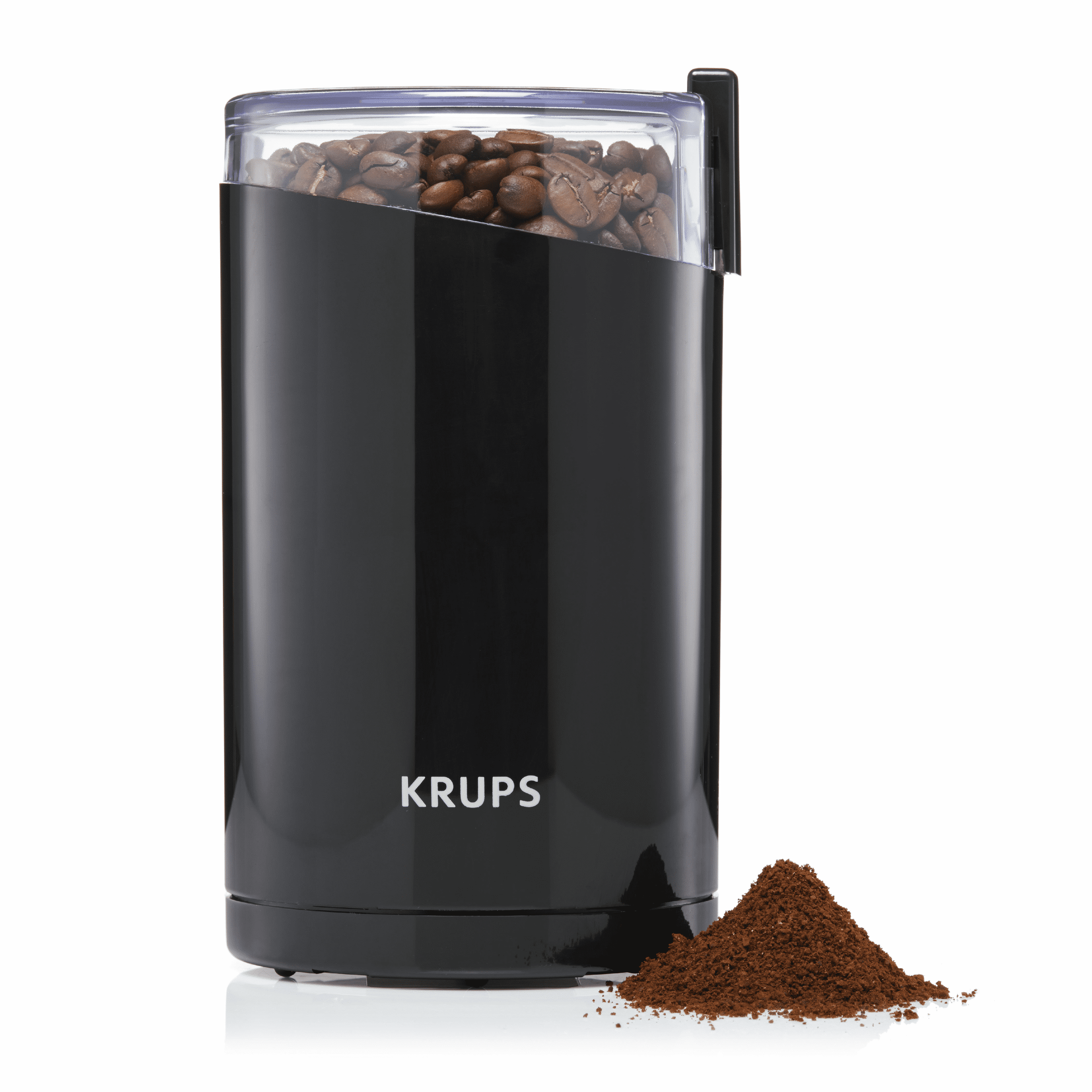 KRUPS Silent Vortex Electric Coffee and Spice Blade Grinder, Grey, GX332B50