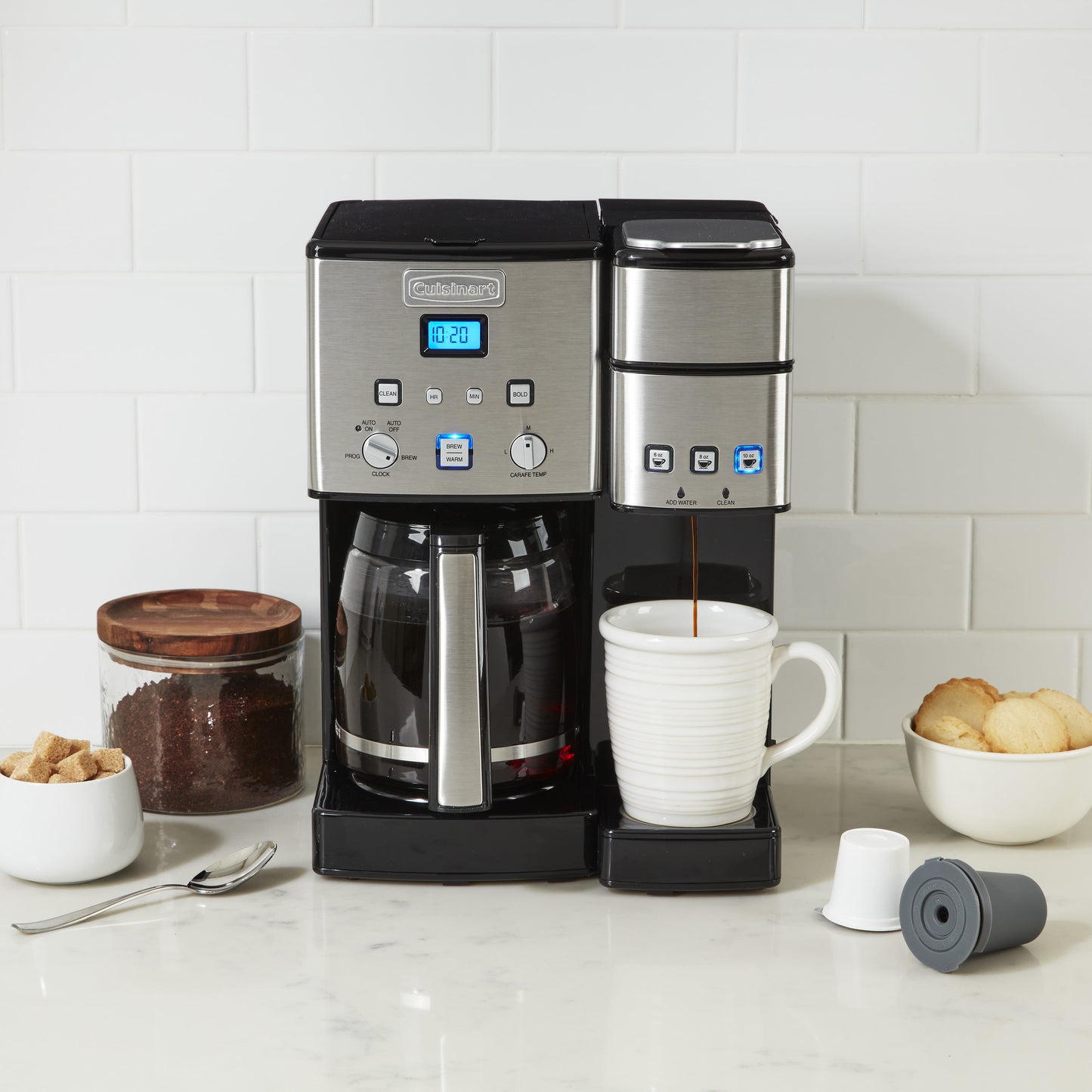 Cuisinart Coffee Makers Coffee Center™ 12 Cup Coffeemaker and Single-Serve Brewer