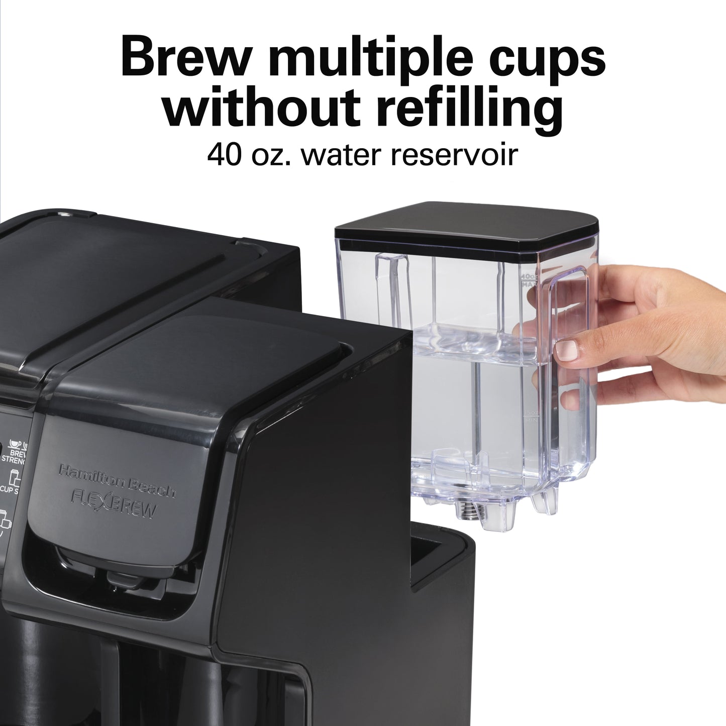 Bodum Pour Over Coffee Maker with Permanent Filter , 34 Ounce, Black