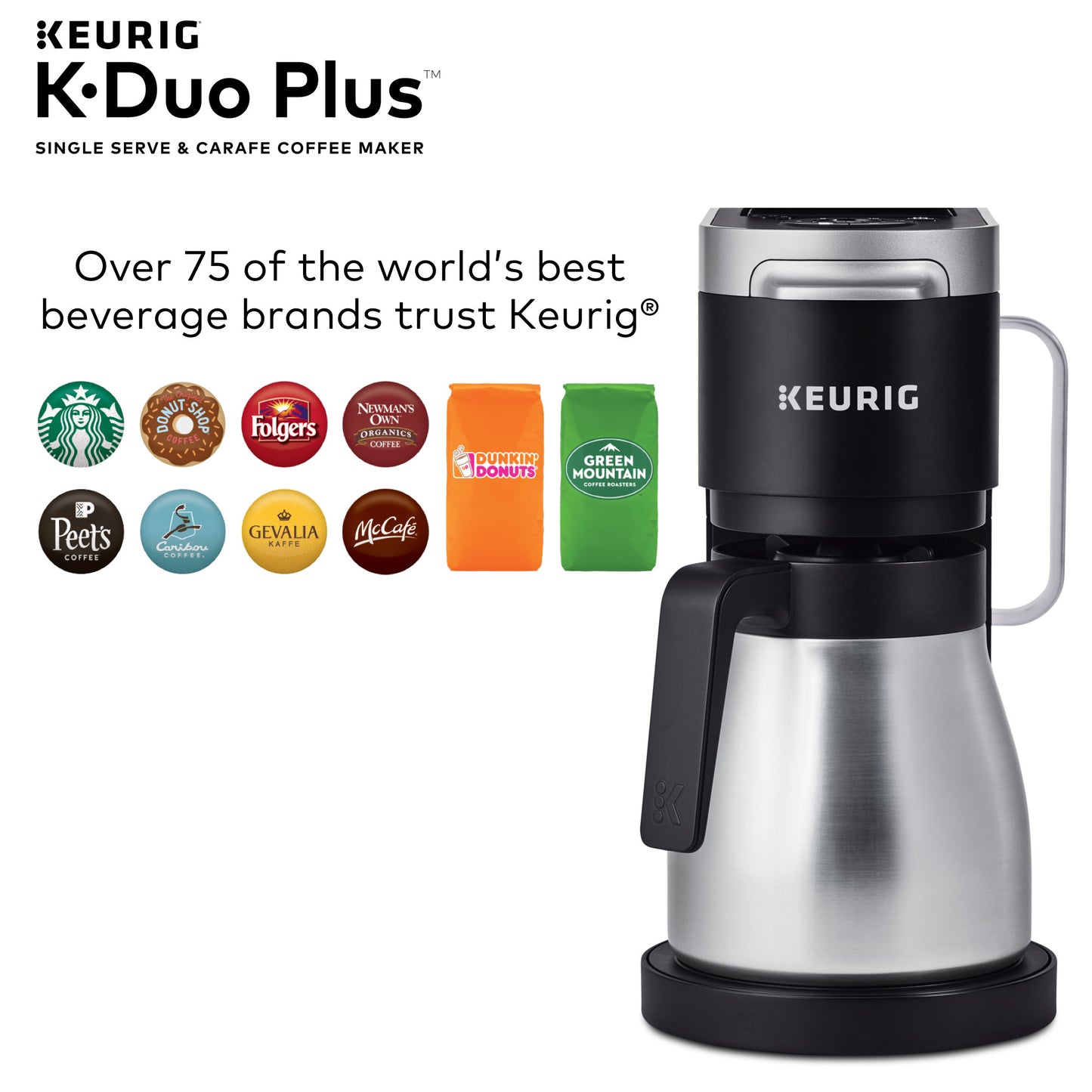 Keurig® K-Duo Plus™ Single Serve & Carafe Coffee Maker