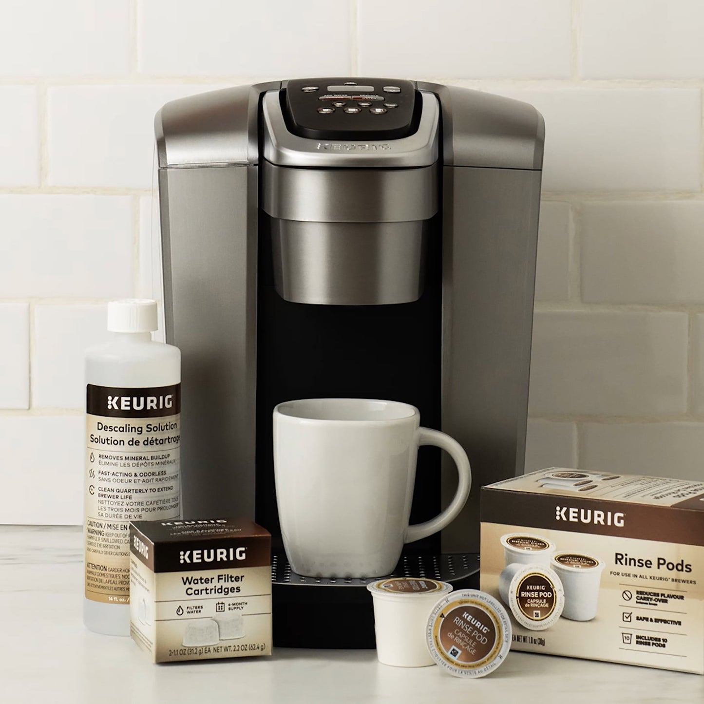 Keurig 2-Pack Water Filter Refill Cartridges, 2 Count, for Use with Keurig 2.0 and 1.0/Classic K-Cup Pod Coffee Makers