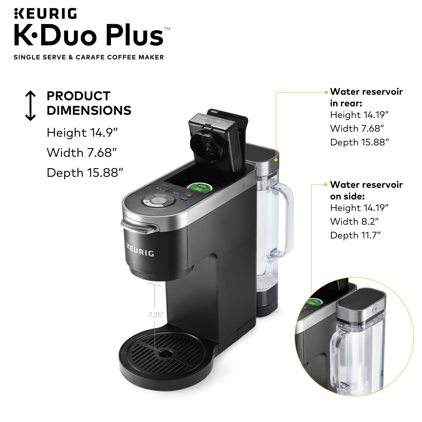 Keurig® K-Duo Plus™ Single Serve & Carafe Coffee Maker