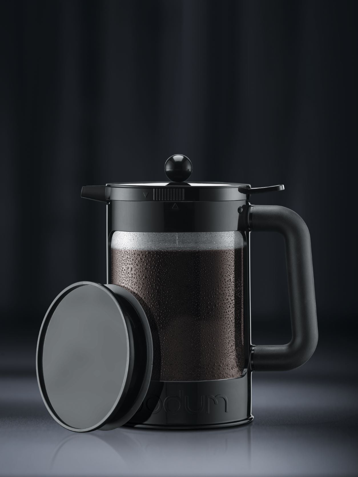 Bodum Bean Cold Brew Press and Iced Coffee Maker, 51 Oz., 51 Ounce, Black