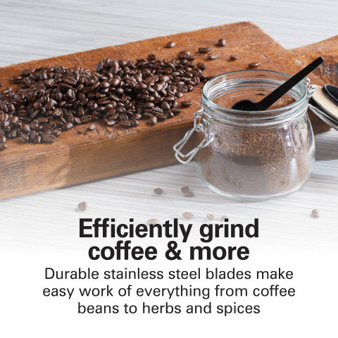 Hamilton Beach Custom Grind Coffee Grinder, New, 14 Cup Capacity, Black, Model 80393