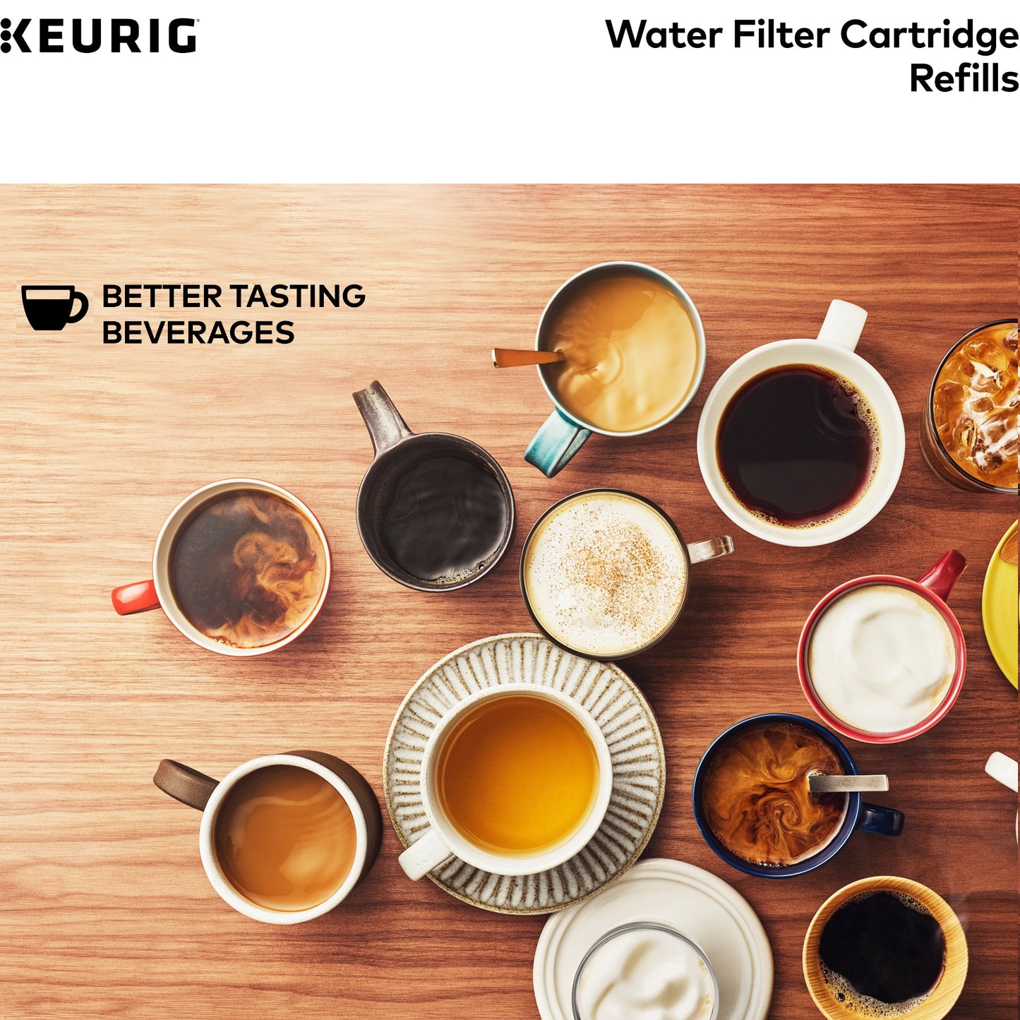 Keurig 2-Pack Water Filter Refill Cartridges, 2 Count, for Use with Keurig 2.0 and 1.0/Classic K-Cup Pod Coffee Makers