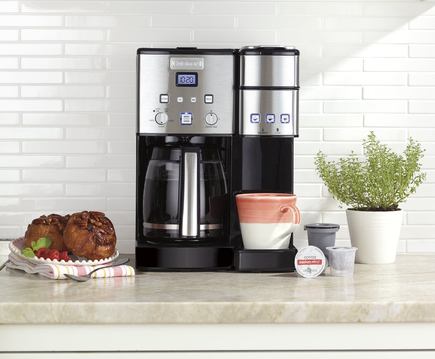 Cuisinart Coffee Makers Coffee Center™ 12 Cup Coffeemaker and Single-Serve Brewer