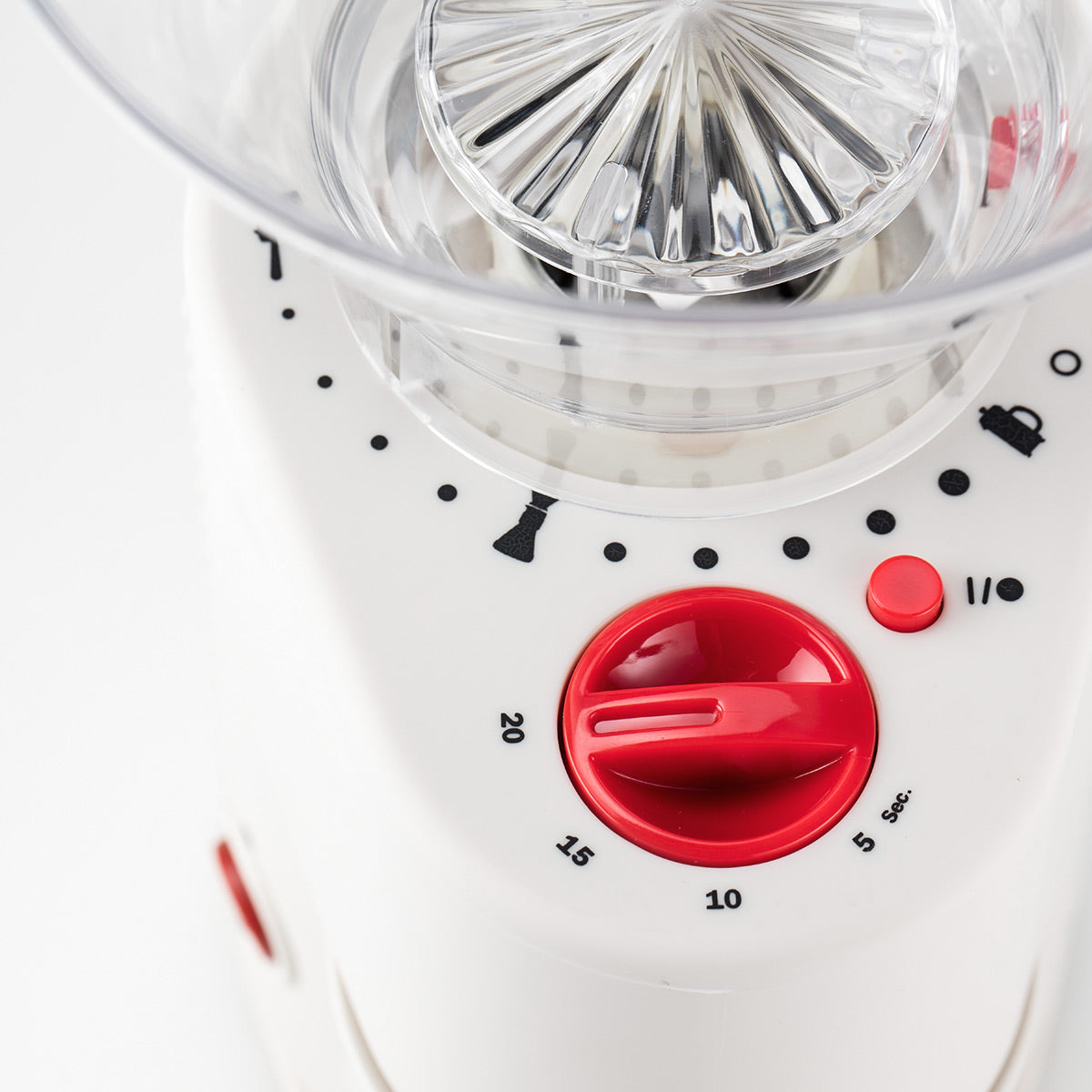 Bodum Bistro Fully Adjustable Conical Burr Electric Coffee Grinder, 12 Inches, White