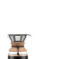 Bodum Pour Over Coffee Maker with Permanent Filter , 17 Ounce, Cork