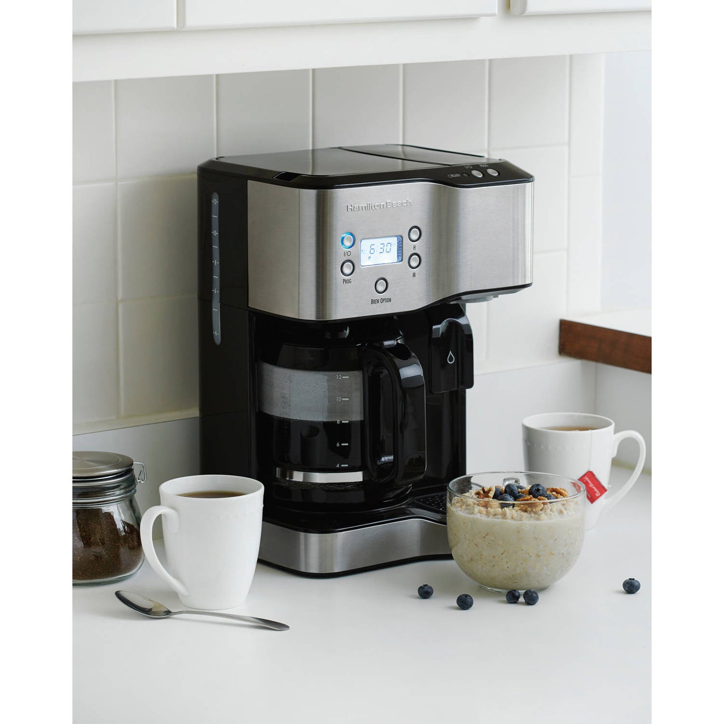 Hamilton Beach 12 Cup Coffeemaker with Hot Water Dispensing | Model# 49982