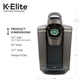 Keurig K-Elite Single-Serve K-Cup Pod Coffee Maker, Brushed Slate