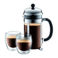 Bodum Chambord French Press Coffee Maker, 34 Ounce, Chrome