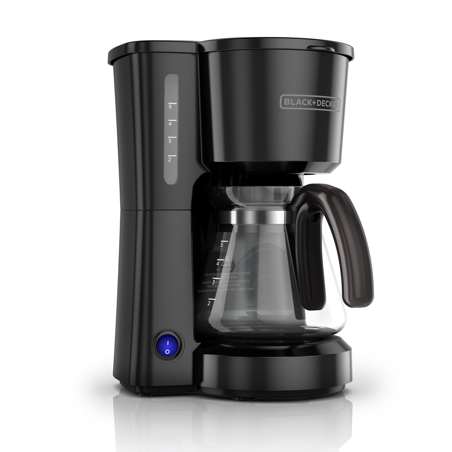 BLACK+DECKER 5-Cup* Coffee Maker, Compact Design, Black, CM0700B