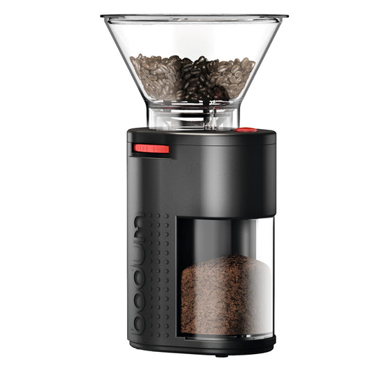 Bodum Bistro Standard Conical Burr Electric Coffee Grinder, 12 Inches, Black