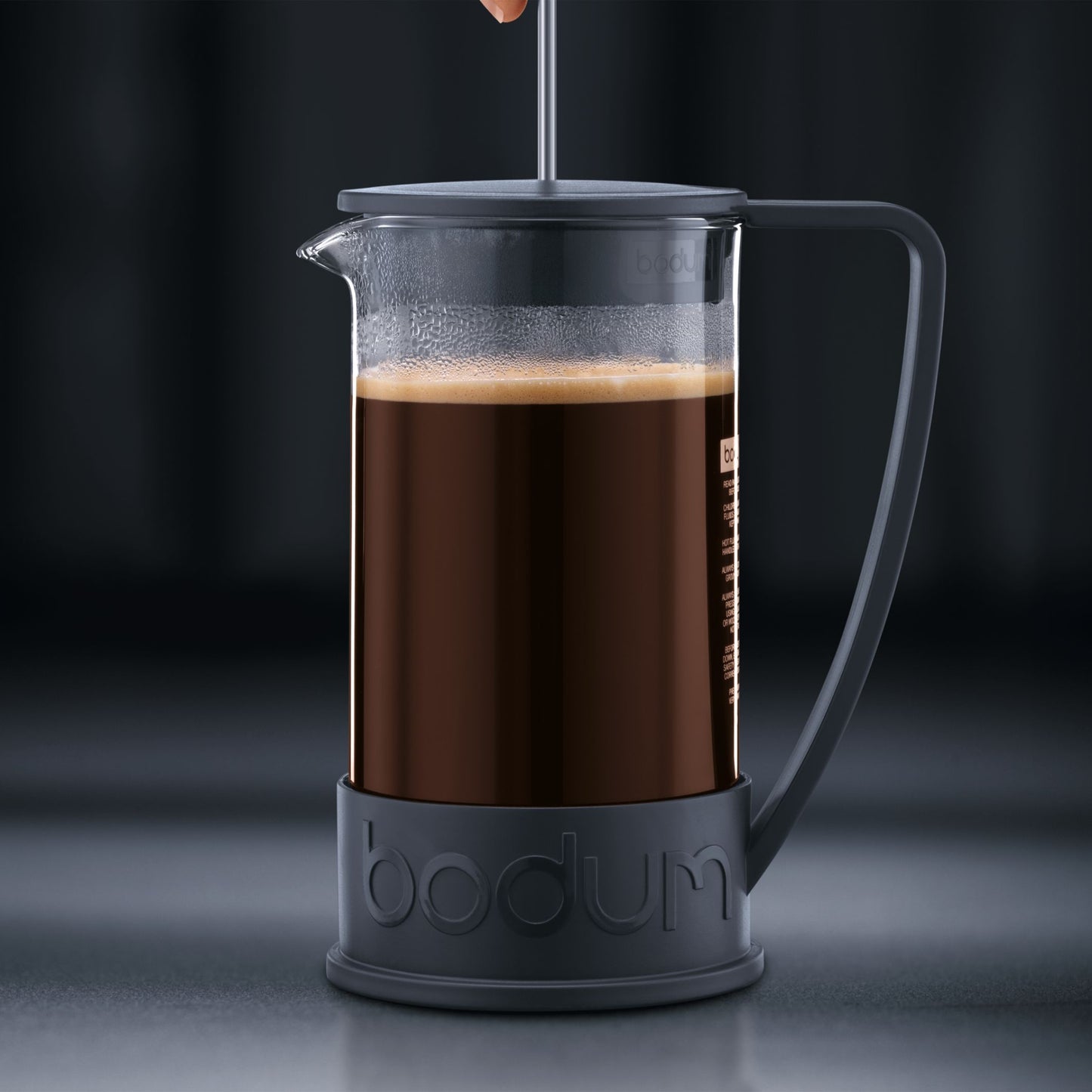 Bodum Brazil French Press Coffee Maker, 34 Ounce, Black