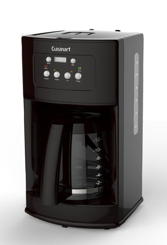 Cuisinart 12-Cup Programmable Coffeemaker with Glass Carafe, Black