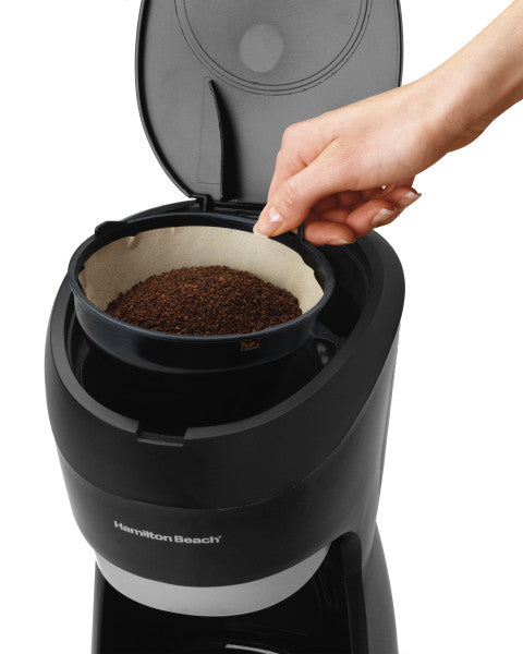 Hamilton Beach 12 Cup Programmable Coffee Maker, Black, Model 49467