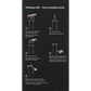 Bodum Bistro Electric Milk Frother, 10 Ounce, Black