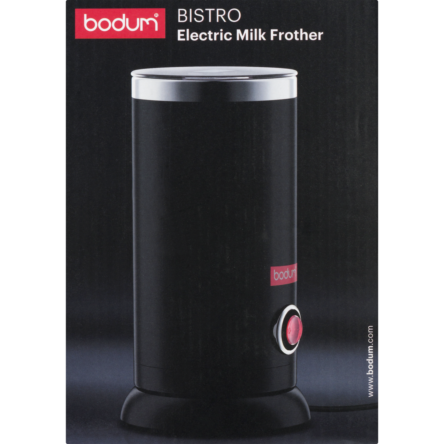 Bodum Bistro Electric Milk Frother, 10 Ounce, Black