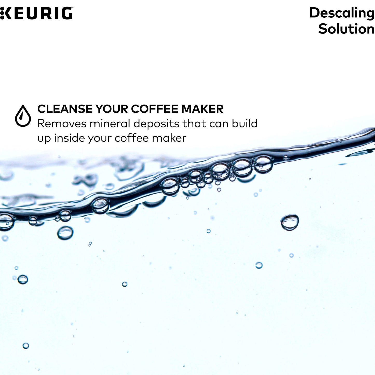 Keurig Descaling Solution For All Keurig 2.0 and 1.0 K-Cup Pod Coffee Makers