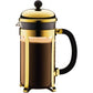 Bodum Chambord French Press Coffee Maker, 34 Ounce, Gold